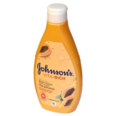 Гель для душа Johnsons Смягчающий 250мл пэт