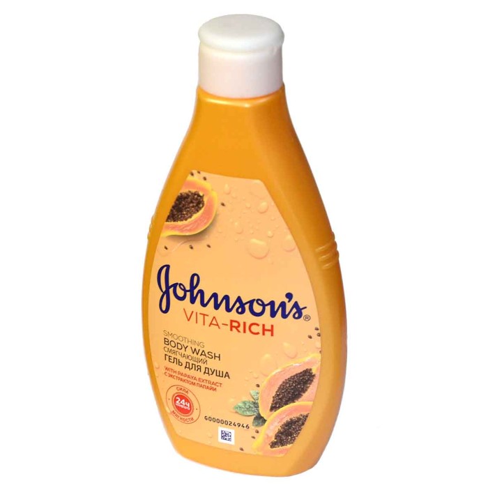 Гель для душа Johnsons Смягчающий 250мл пэт