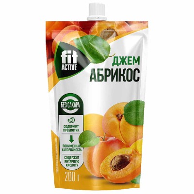 Джем FitActive Абрикос 200г д/п