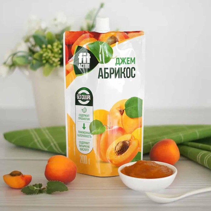 Джем FitActive Абрикос 200г д/п