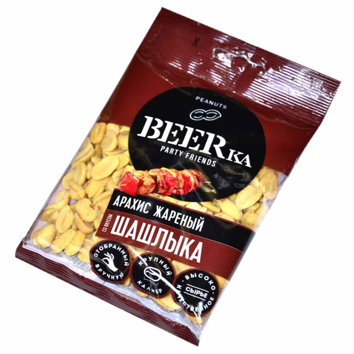 Арахис BEERka вкус шашлыка 90гр м/у