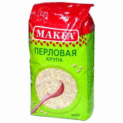 Крупа перловая Makfa 800гр м/у