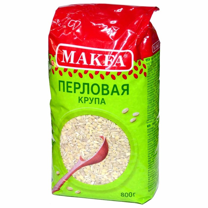 Крупа перловая Makfa 800гр м/у