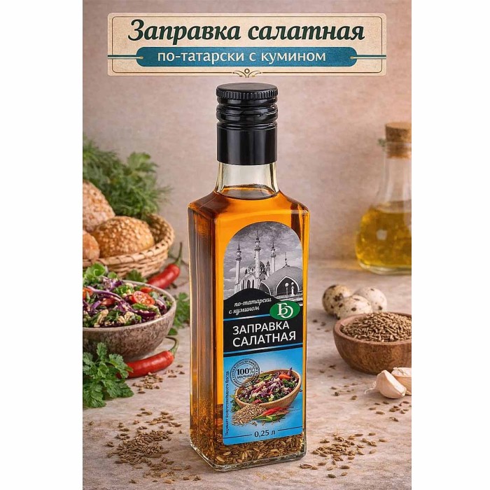 Заправка салатная BO По-тататрски с кумином 250мл ст/б