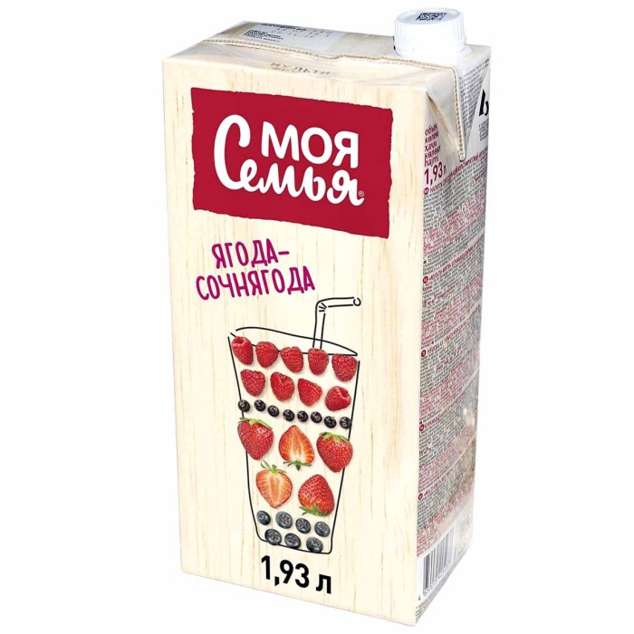 Нектар Моя семья ягода-сочнягода 1,93л т/п