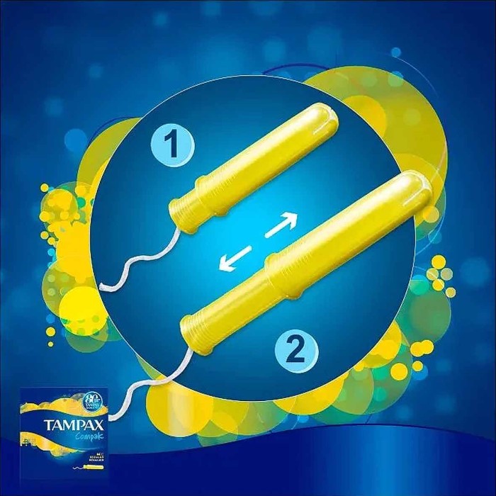 Тампоны Tampax Compak Regular Duo  с аппликатором 16шт к/у