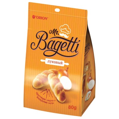 Печенье Mr.Bagetti Onion жареный лук затяжное 80гр м/у