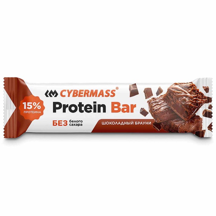 Батончик Cybermass Protein Bar шоколадный брауни 40гр м/у