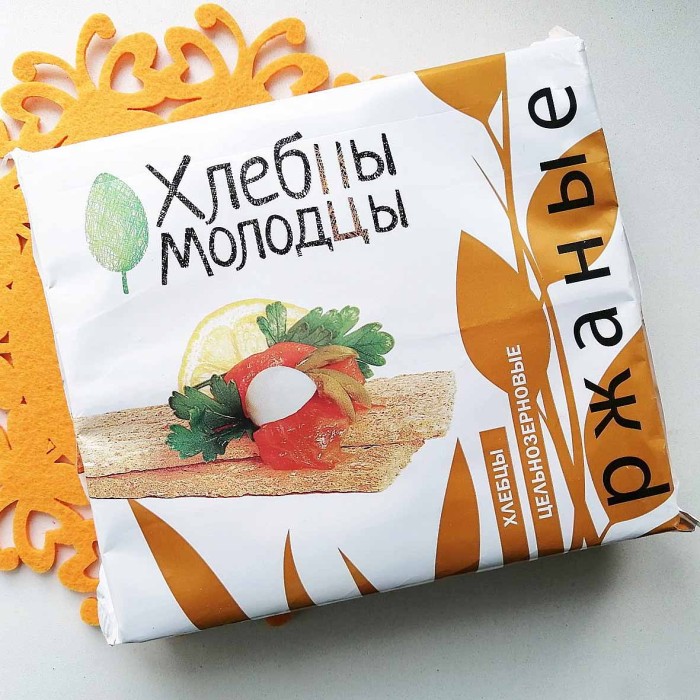 Хлебцы Хлебцы-Молодцы хрустящие ржаные 110гр м/у