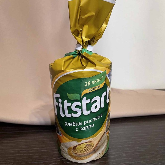 Хлебцы Fitstart рисовые карри 100гр м/у