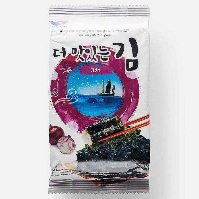Капуста морская Onion обжаренная со вкусом лука 5гр м/у