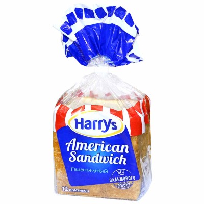 Хлеб Barilla Harry&#039;s Пшеничный 470гр м/у