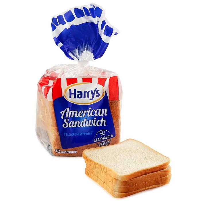 Хлеб Barilla Harry's Пшеничный 470гр м/у