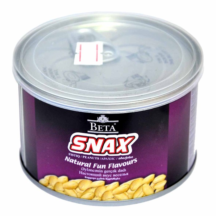 Арахис Beta Snax очищенный 120гр ж/б