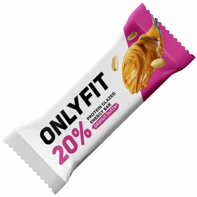 Батончик Onlyfit Арахисовая паста глазированный 40гр м/у