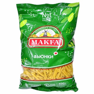 Макароны Makfa Вьюнки 400гр м/у