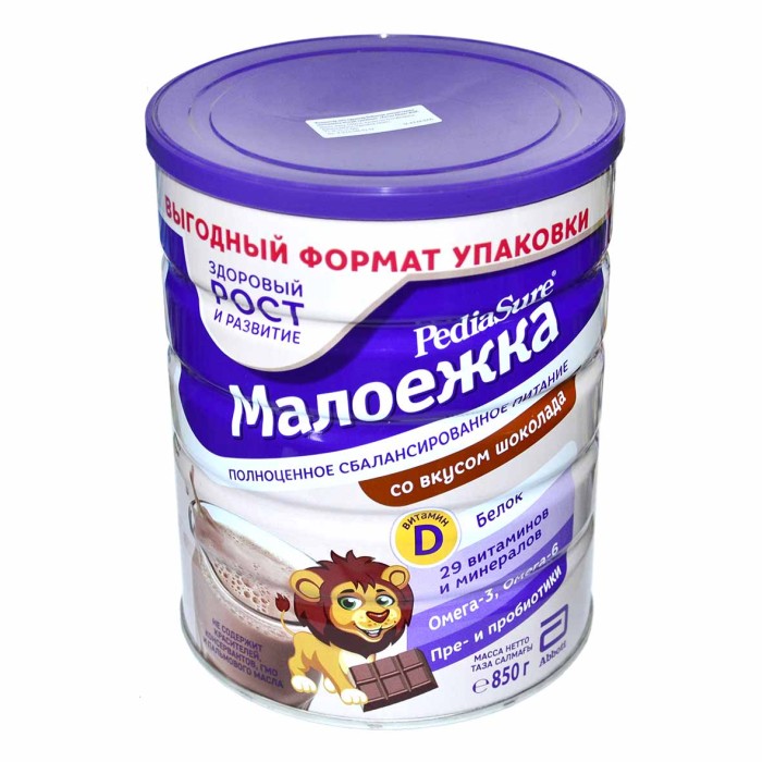 Смесь PediaSure Малоежка шоколад 850гр ж/б