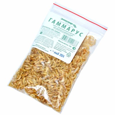Корм для рыб Гаммарус 10гр м/у