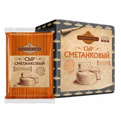 Сыр Империя сыра Сметанковый 50% вес