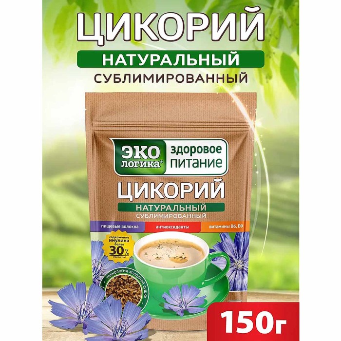 Цикорий ЭКОлогика классический растворимый сублим 150гр м/у