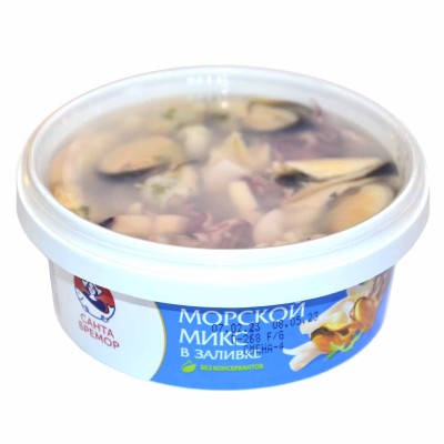 Коктейль морской Санта Бремор Микс в заливке 300гр пэт