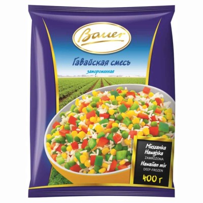 Смесь овощная Bauer Гавайская 400гр м/у