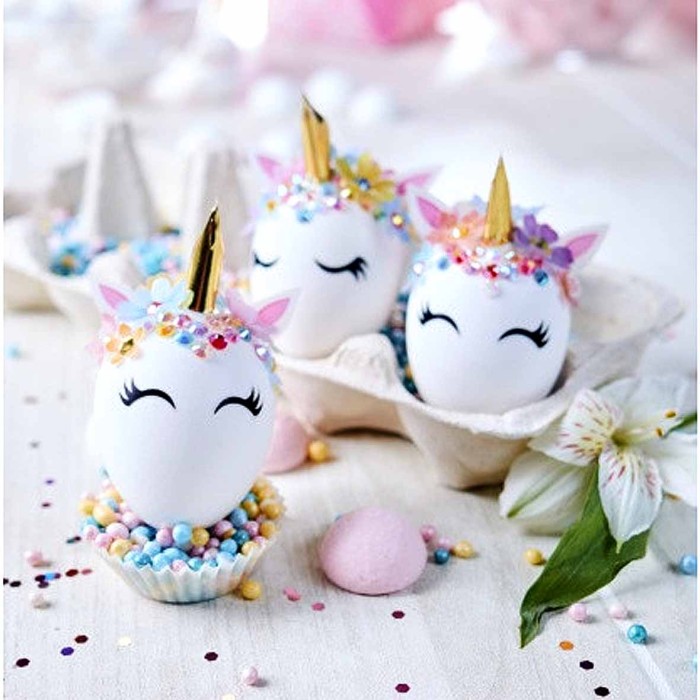 Набор пасхальный Домашняя кухня Единорожки для декора яиц арт64782 к/у