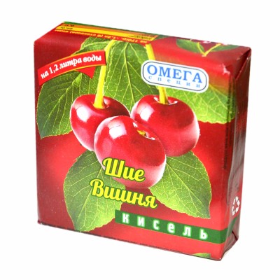 Кисель Омега вишня 170гр м/у