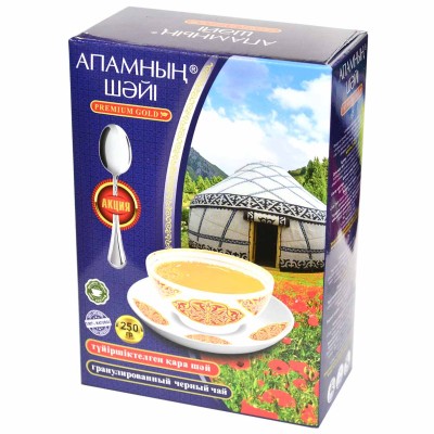 Чай Апамнын шайы черный 250гр к/у