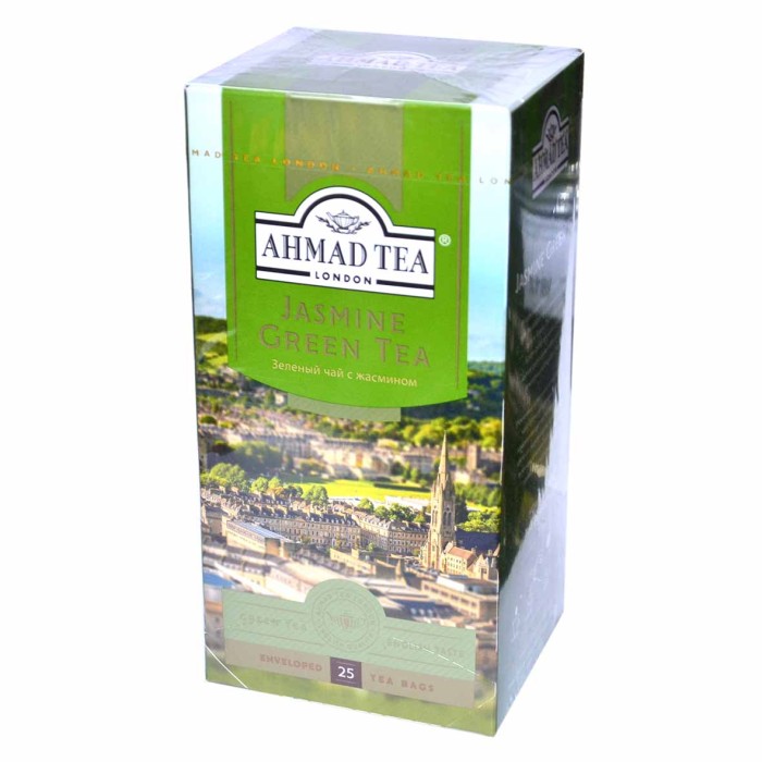 Чай Ahmad Tea с жасмином зеленый 25*2гр к/у