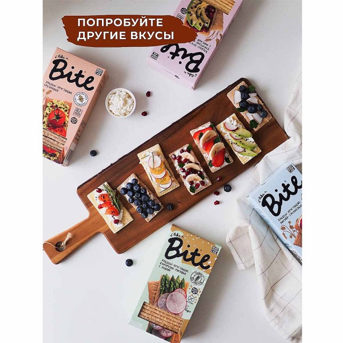 Хлебцы Take a Bite гречневые с протеином 100гр к/у