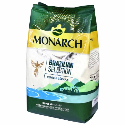 Кофе Jacobs Monarch Brazilion Selection зерно 800гр м/у