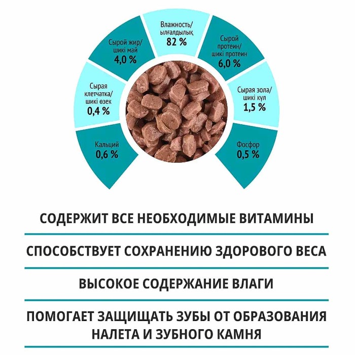 Корм для кошек Kott с кроликом в соусе 75гр пауч