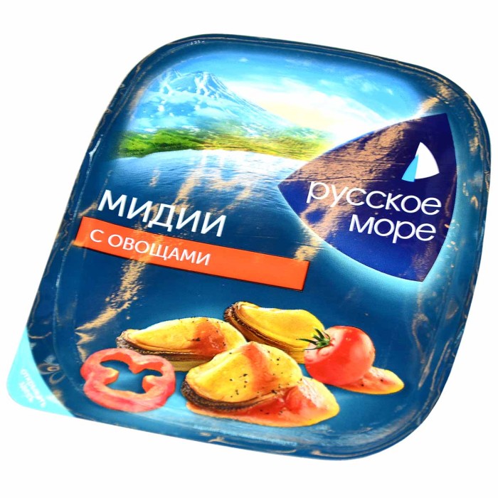 Салат Русское море из мидии чилийской с овощами 150гр пэт