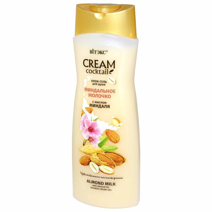 Гель для душа Cream Cocktail Миндальное молочко с маслом миндаля 515мл пэт