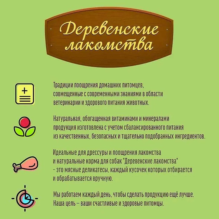 Лакомство для собак Деревенские лакомства куриные грудки 55гр д/п