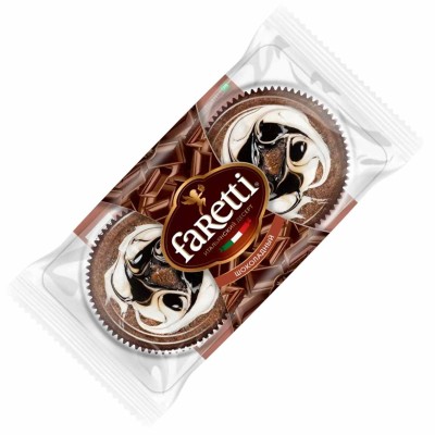 Пирожное Faretti шоколадное 130гр
