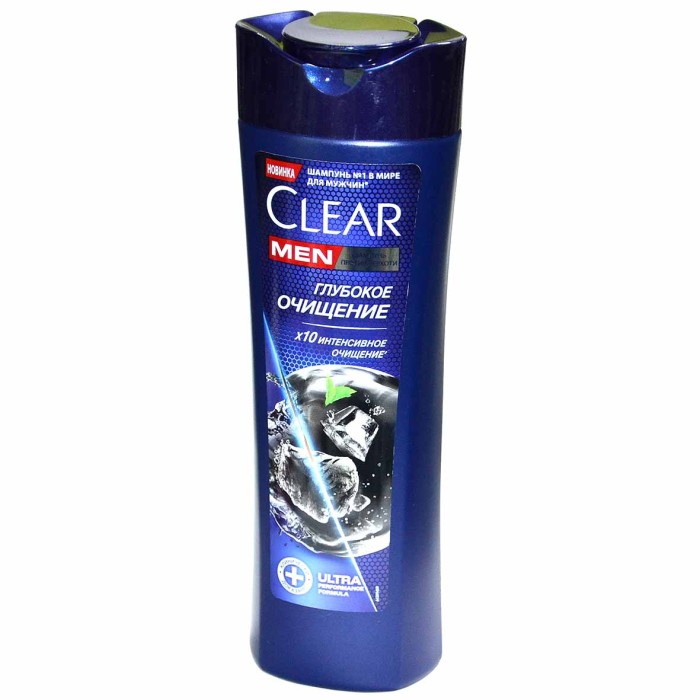 Шампунь для волос Clear Vita Abe Men Против перхоти глубокое очищение с углем 380мл пэт