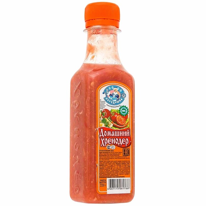 Соус Холодушка Хренодер домашний 220гр пэт