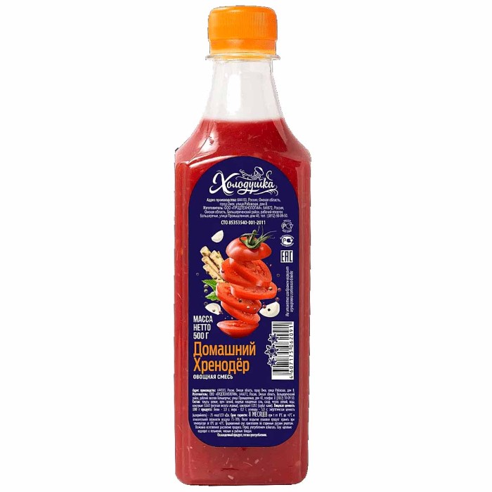 Соус Холодушка Хренодер домашний 220гр пэт