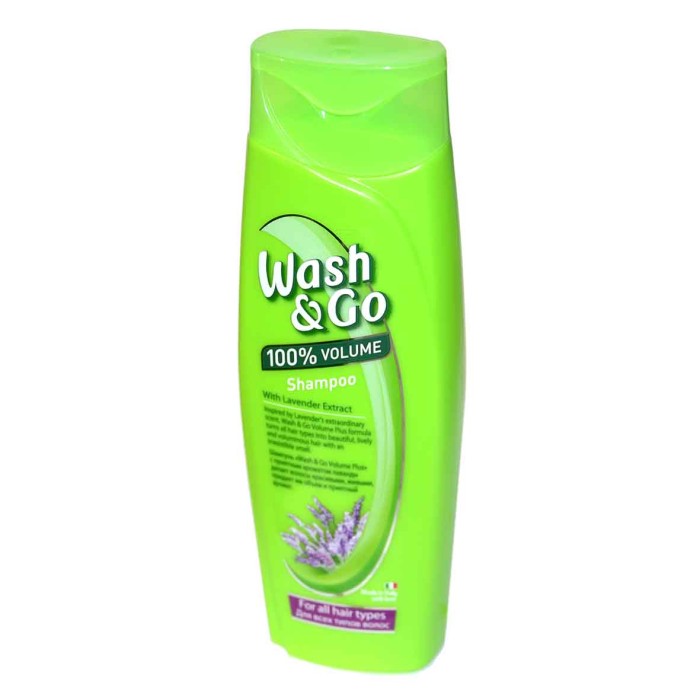 Шампунь для волос Wash&Go с экстрактом лаванды для всех типов волос 200мл пэт