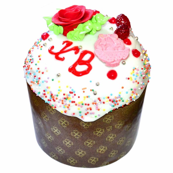 Кулич пасхальный Люкс 0,500 1шт