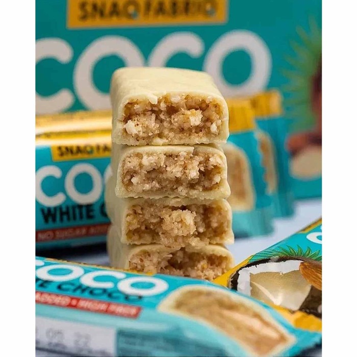 Батончик глазированный Bombbar SNAQ FABRIO COCO Кокос/Миндаль 40гр