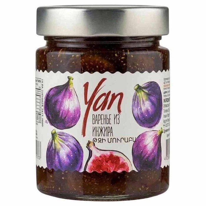 Варенье Yan из инжира 300гр ст/б
