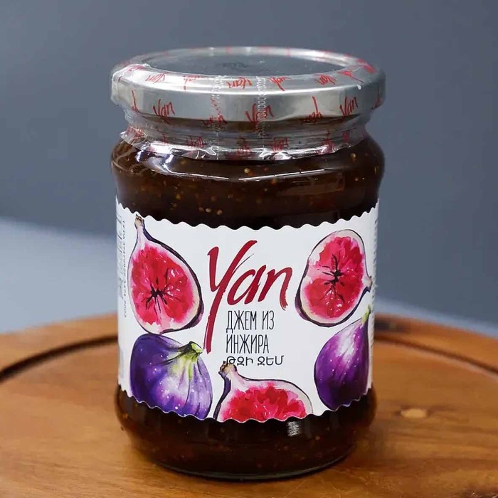 Варенье Yan из инжира 300гр ст/б
