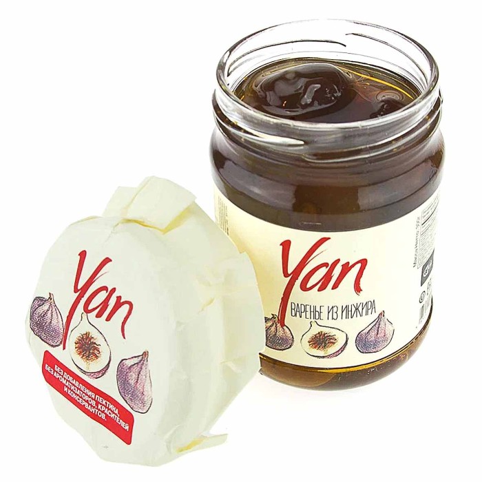 Варенье Yan из инжира 300гр ст/б