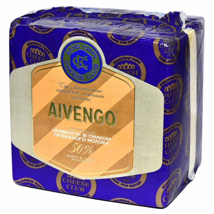 Сыр Клуб сыра Айвенго со вкусом топленого молока 50%
