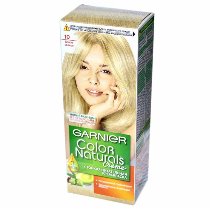 Краска для волос Garnier Color Naturals 10 Белое солнце к/у