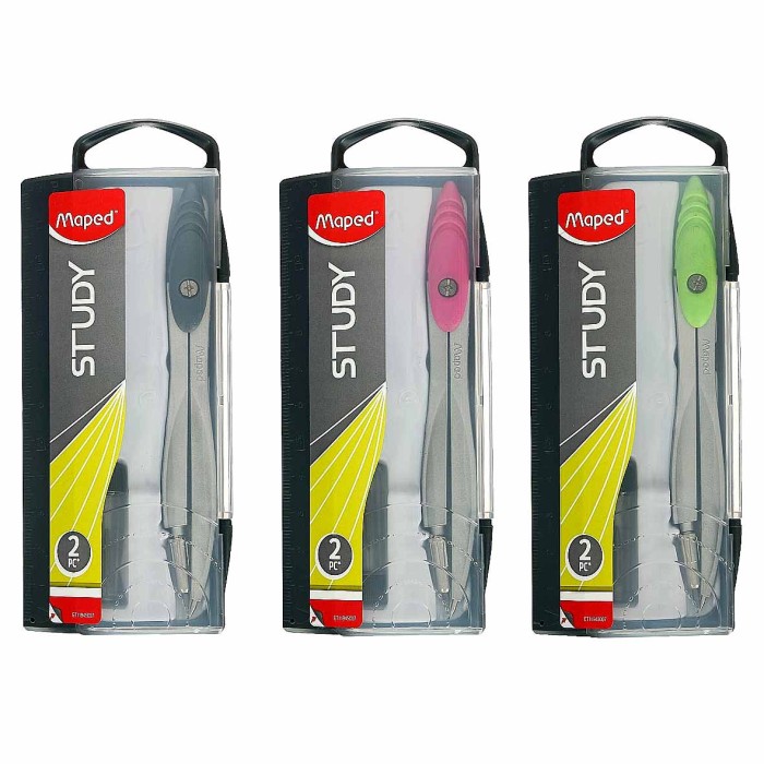 Циркуль Maped study с эргоном головкой с грифелем арт119450