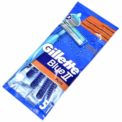 Бритва одноразовая Gillette BlueII Plus 5шт м/у